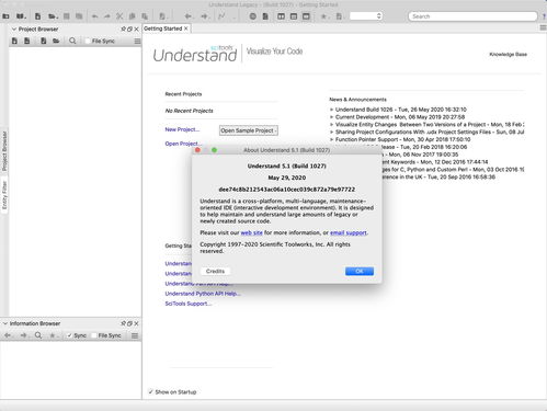 understand for mac 源代碼分析維護工具